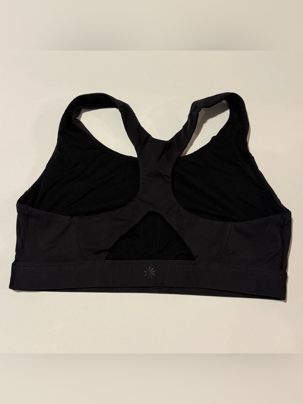 Athleta Racerback Sports Bra - Black - Picture 2 of 4